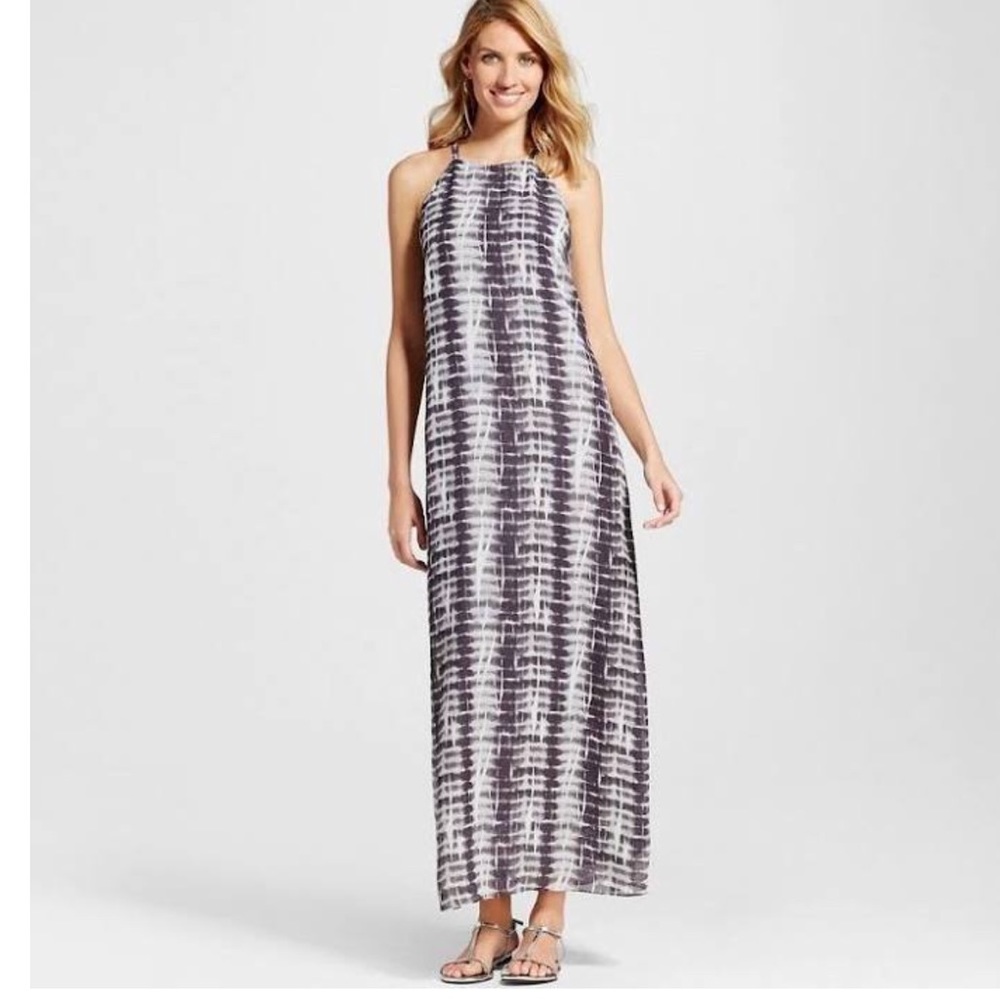 Tie Dye Halter Maxi NWOT